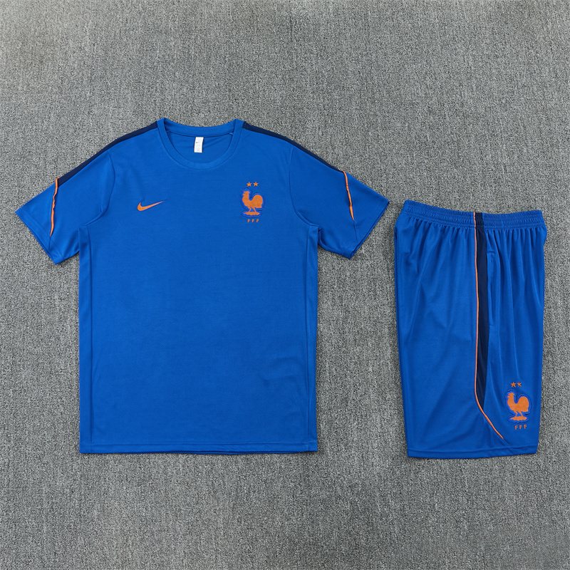 2026-27 France Blue Short-Sleeve Training Jersey