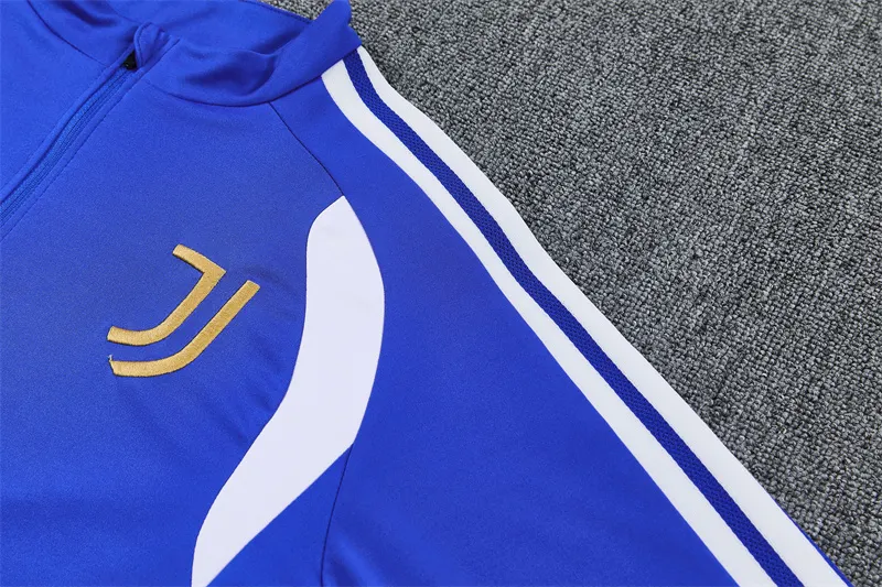 2026-27 Juventus Light Blue Half-Zip Long-Sleeve Training Kit