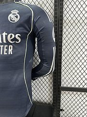 2025-26 Real Madrid Away Long Sleeve Shirt - Player Edition