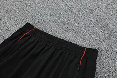 2025-26 Manchester United Red and Black Half-Pull Training Jersey