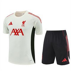 2025-26 Liverpool FC off-white short-sleeved training jersey