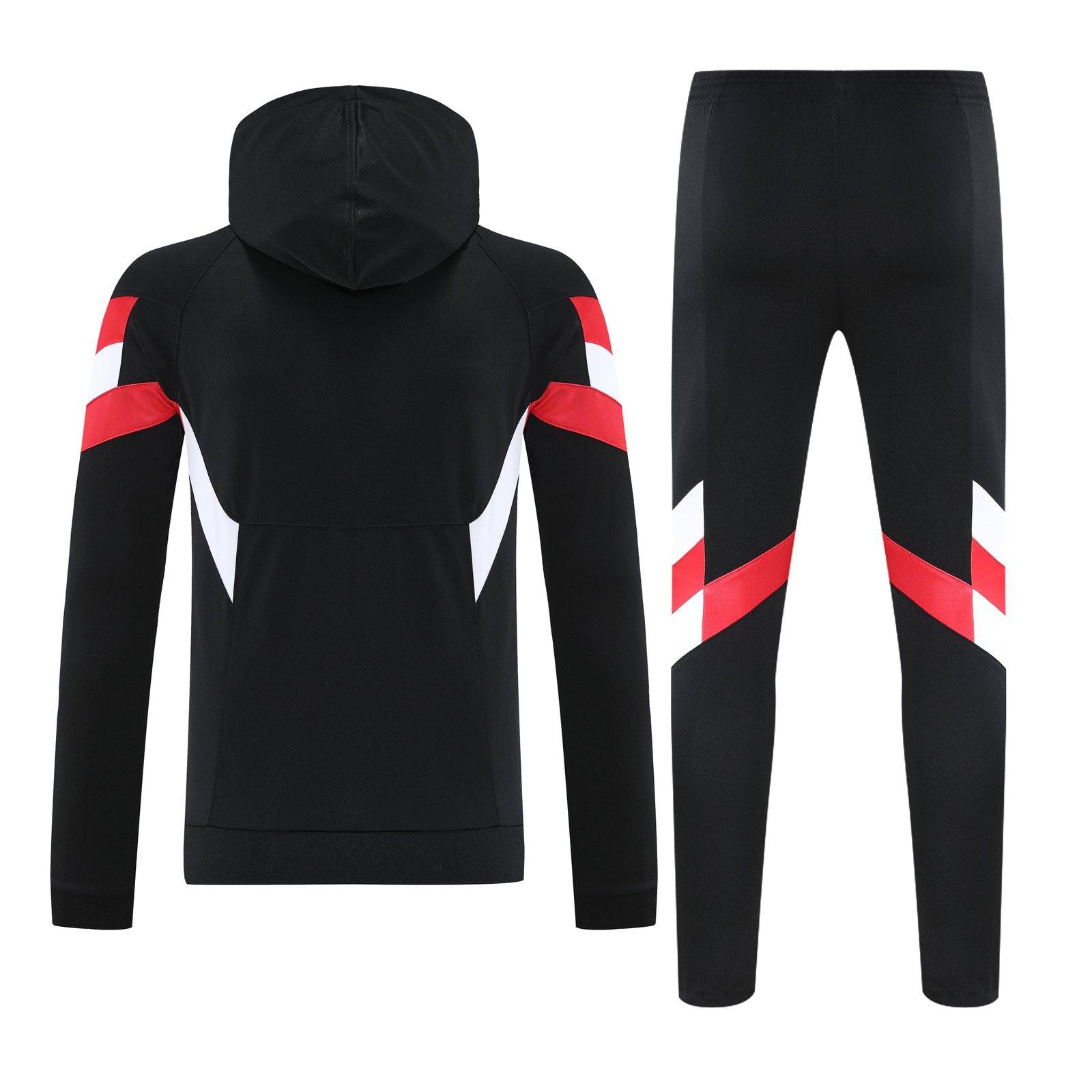2025-26 Manchester United Black Training Hooded Jersey