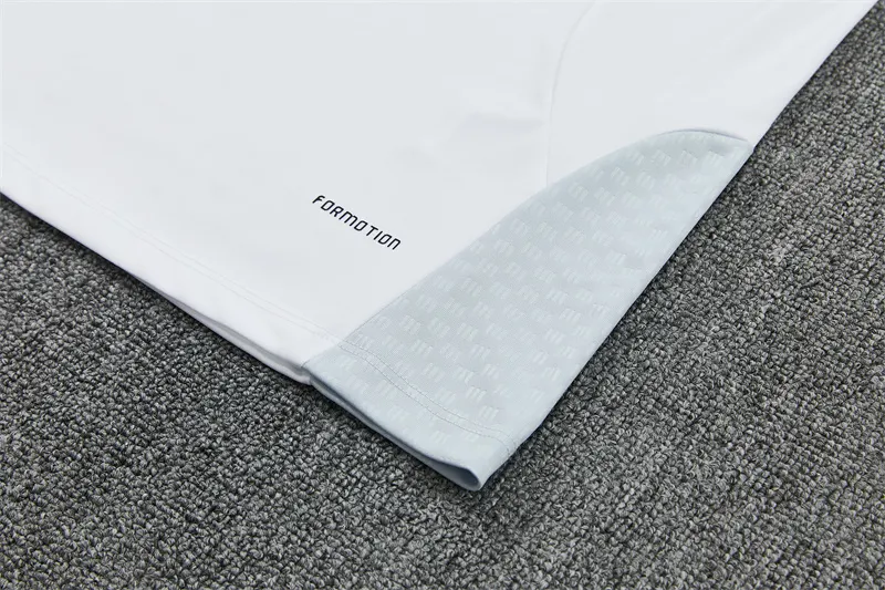 2026-27 Real Madrid White Half-Zip Training Jersey
