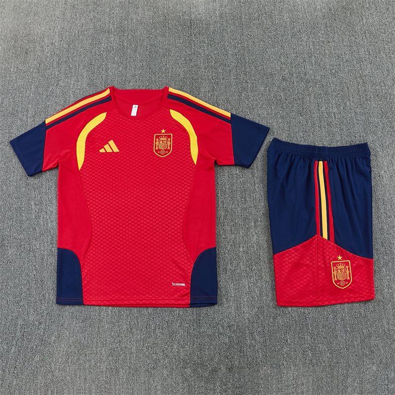 2026-27 Spain Red Short-Sleeve Training Jersey