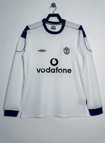 2000-01 Manchester United Away Long Sleeve Retro Shirt