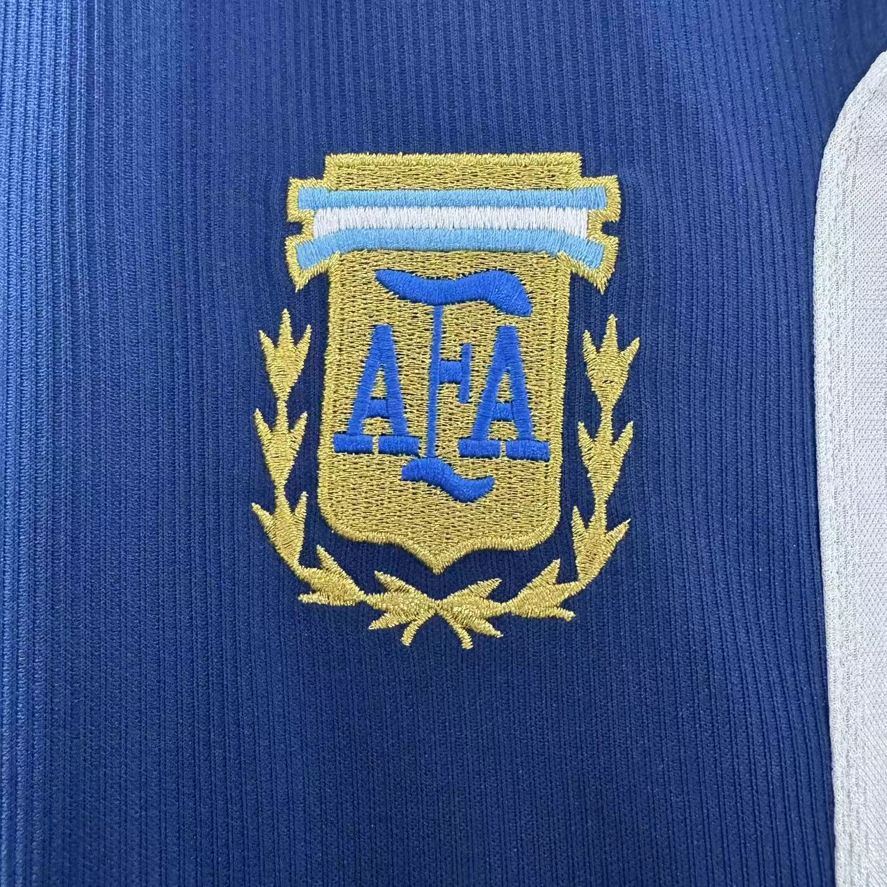 1998 Argentina Away Retro Jersey