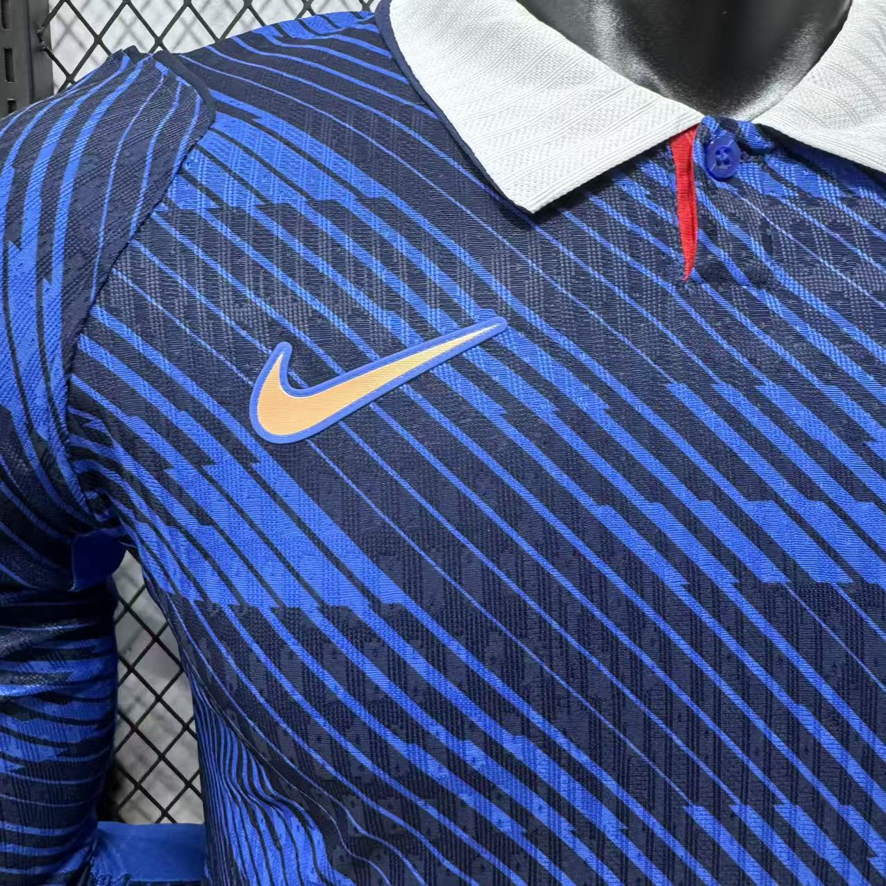2026 France Home Long-Sleeve Jersey — Player Version