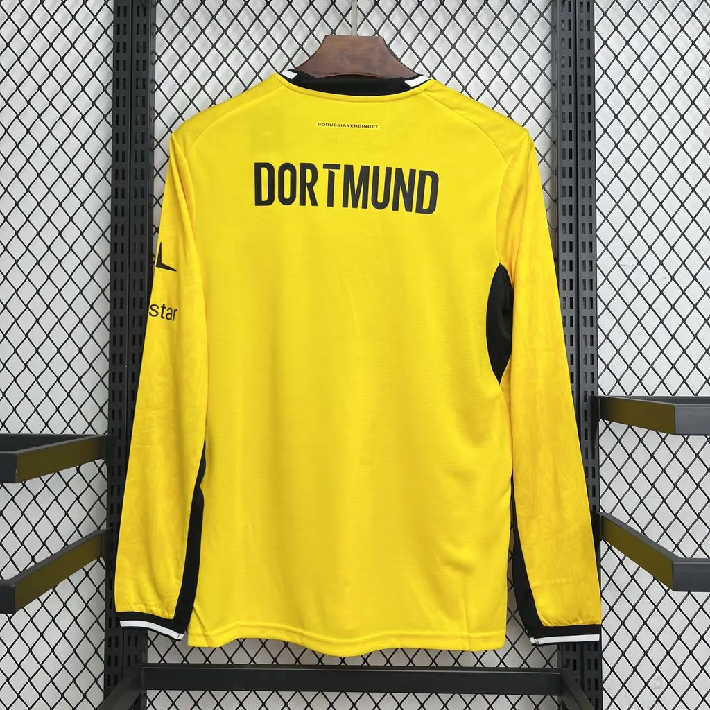 2026-27  Dortmund Home Long-Sleeve Jersey – Fan Version