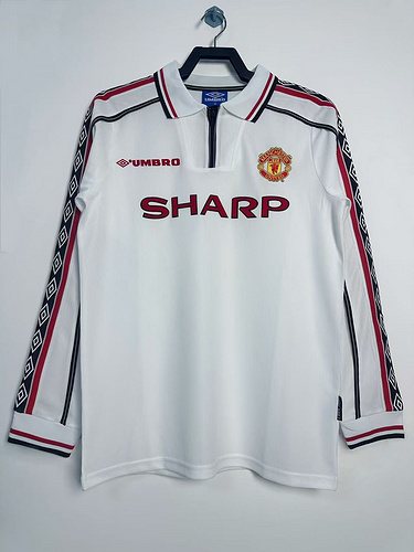 1998 Manchester United commemorative edition long-sleeved retro jersey