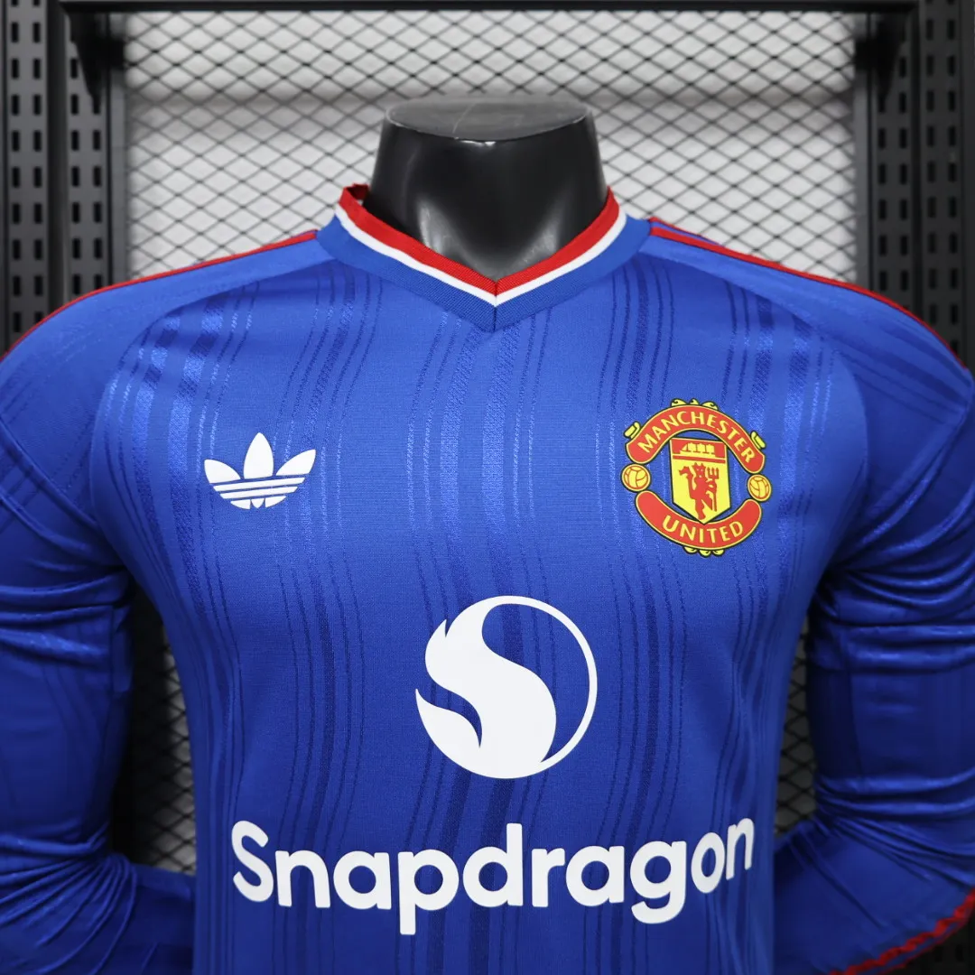 2026-27 Manchester United Away Long-Sleeve Jersey - Player Version