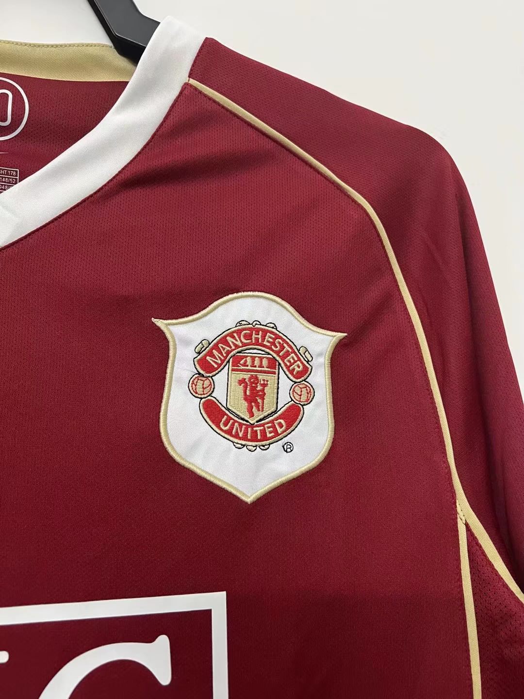 2006-07 Manchester United Home Long Sleeve Retro Shirt
