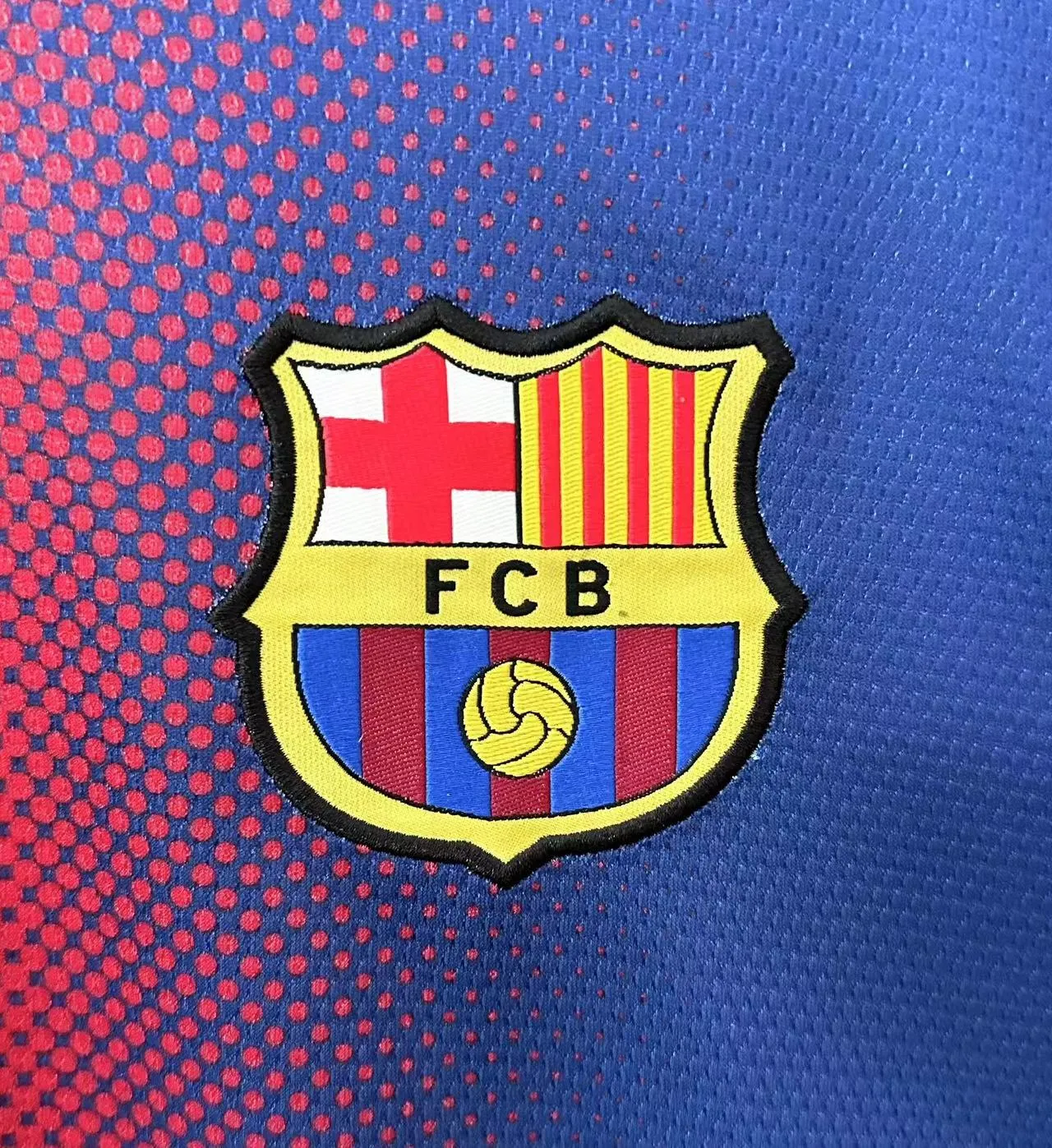 2012-13 Barcelona Home Long Sleeve Retro Jersey