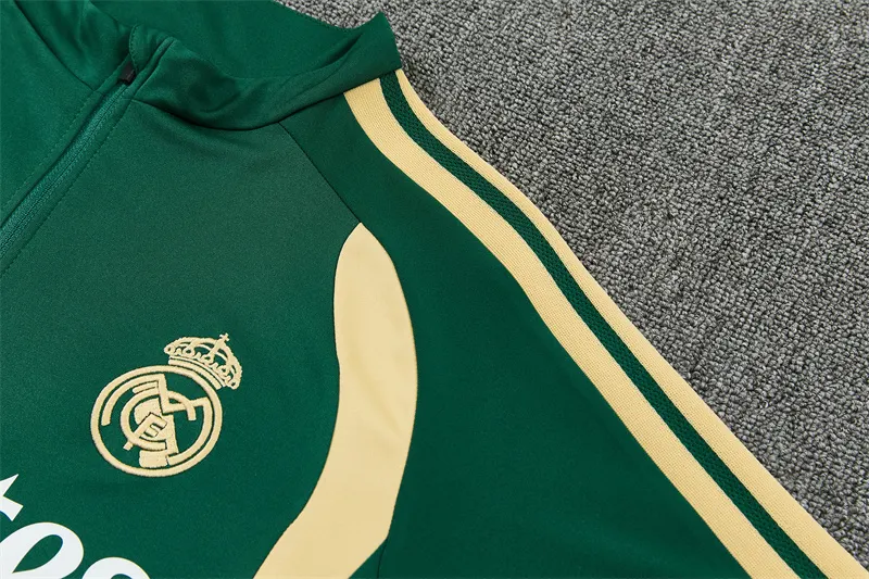 2026-27 Real Madrid Green Half-Zip Training Jersey