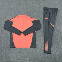 2025-26 Bayern Munich Orange Half-Pull Training Jersey