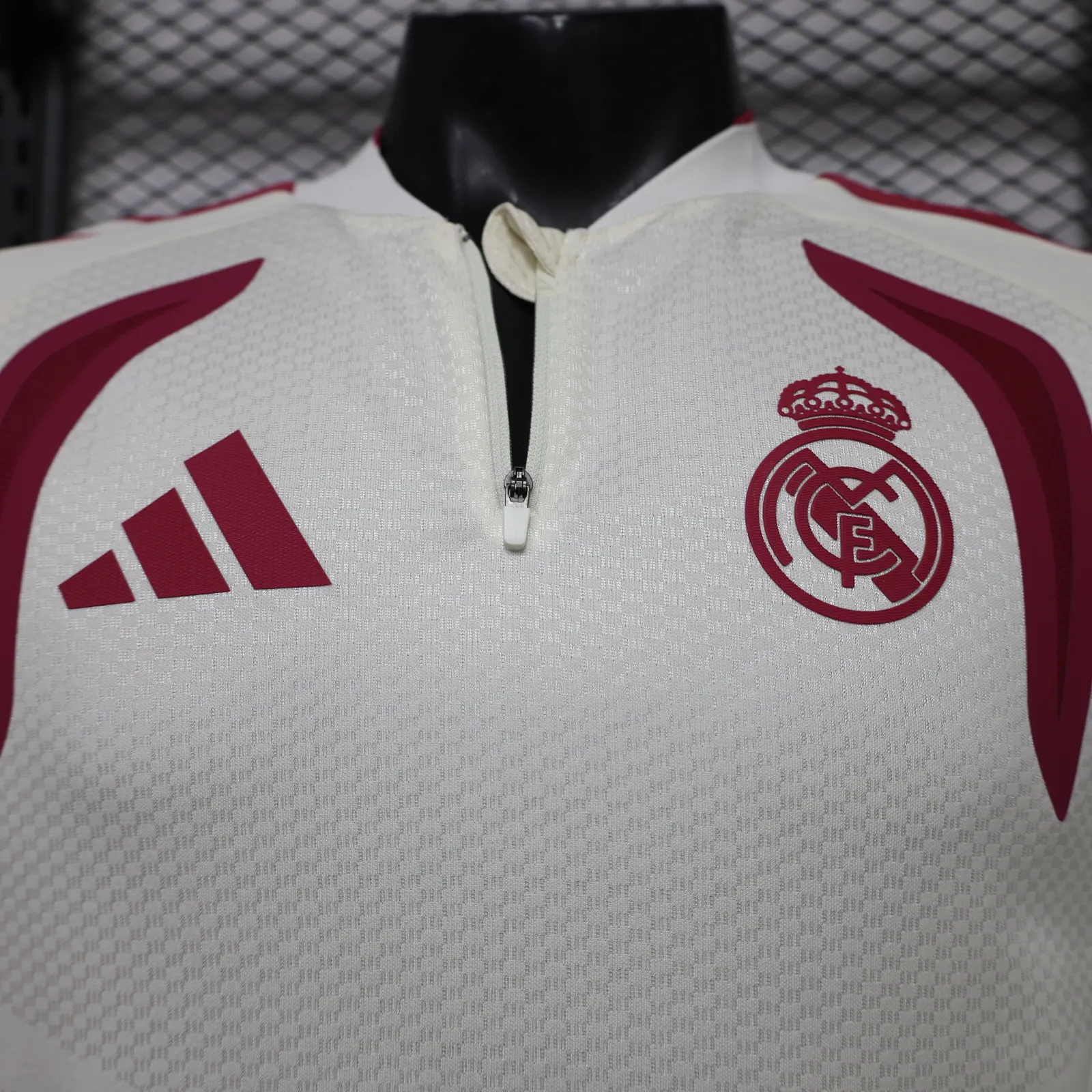 2026-27 Real Madrid Long-Sleeve Half-Zip Training Jersey – Player Version