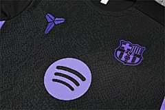 2025-26 Barcelona Black Joint Short Sleeve Training Jersey