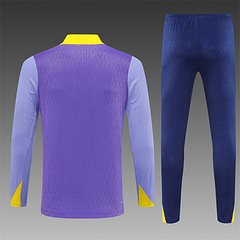 2025-26 Atletico Madrid Purple Half-Pull Training Jersey