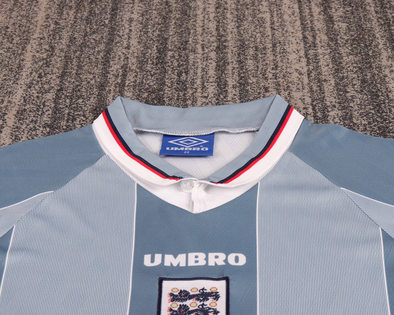 1996 England Away Retro Shirt - Kids Sizes