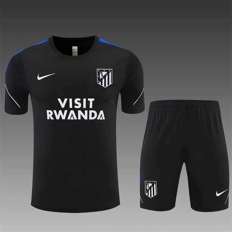 2026-27 Atlético Madrid Black Short-Sleeve Training Jersey