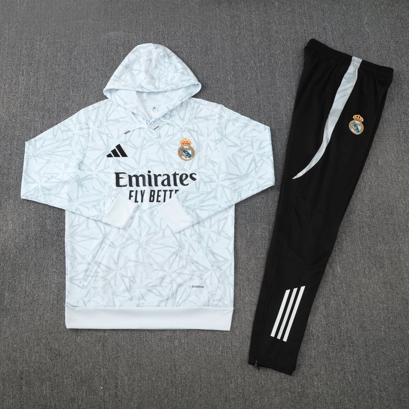 2025-26 Real Madrid Hooded Training Jersey
