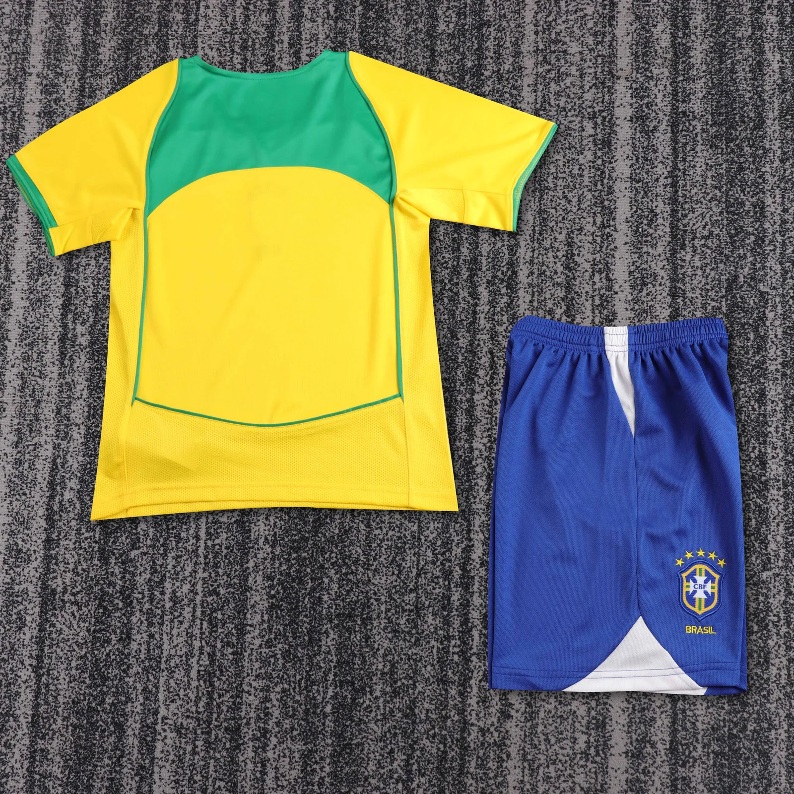 2004 Brazil Home Retro Shirt - Kids Sizes