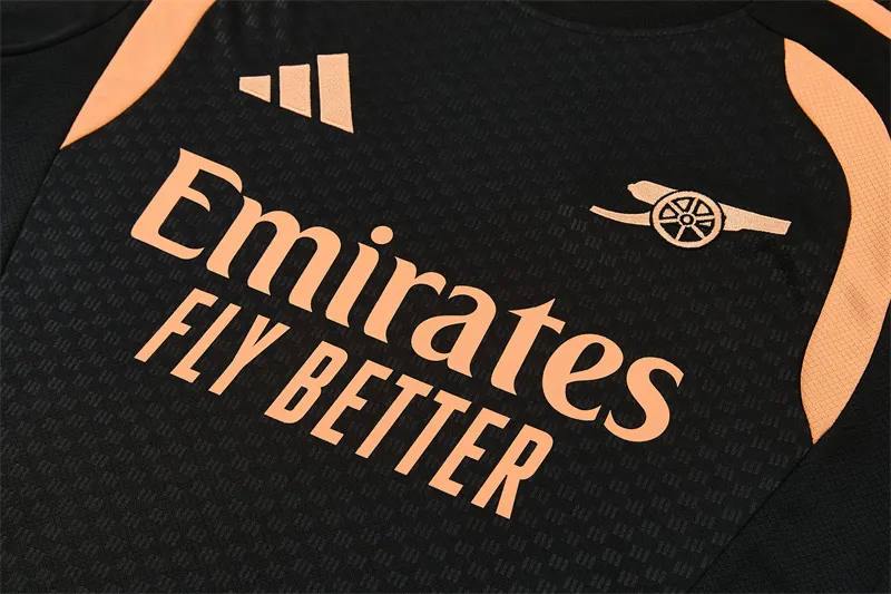 2026-27 Arsenal Black Short-Sleeve Training Jersey