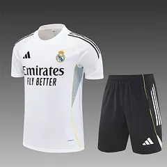 2025-26 Real Madrid White Short Sleeve Training Jersey