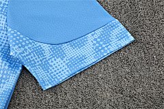 2025-26 Manchester City light blue short-sleeved training jersey