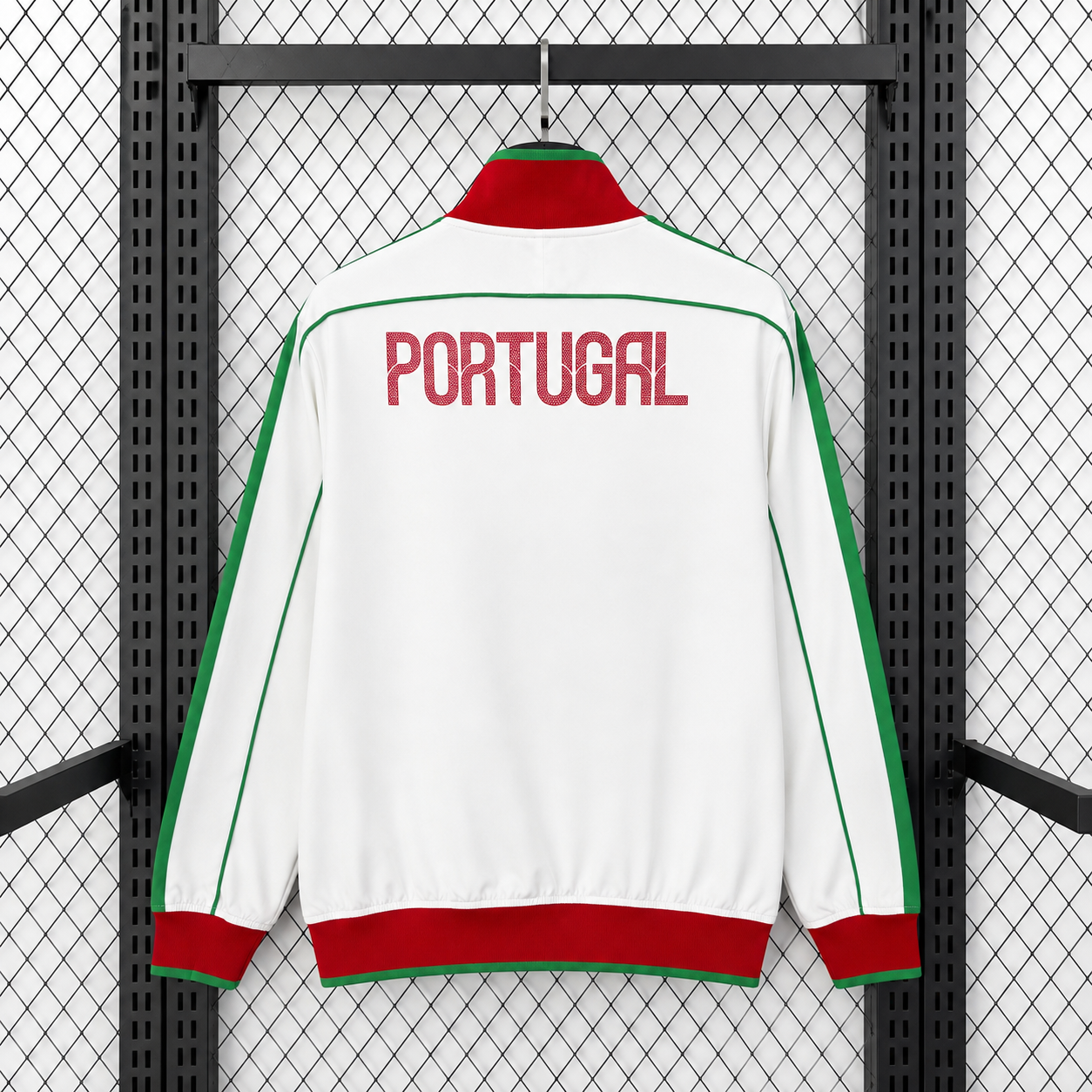2026-27 Portugal Light White Waterproof Training Windbreaker