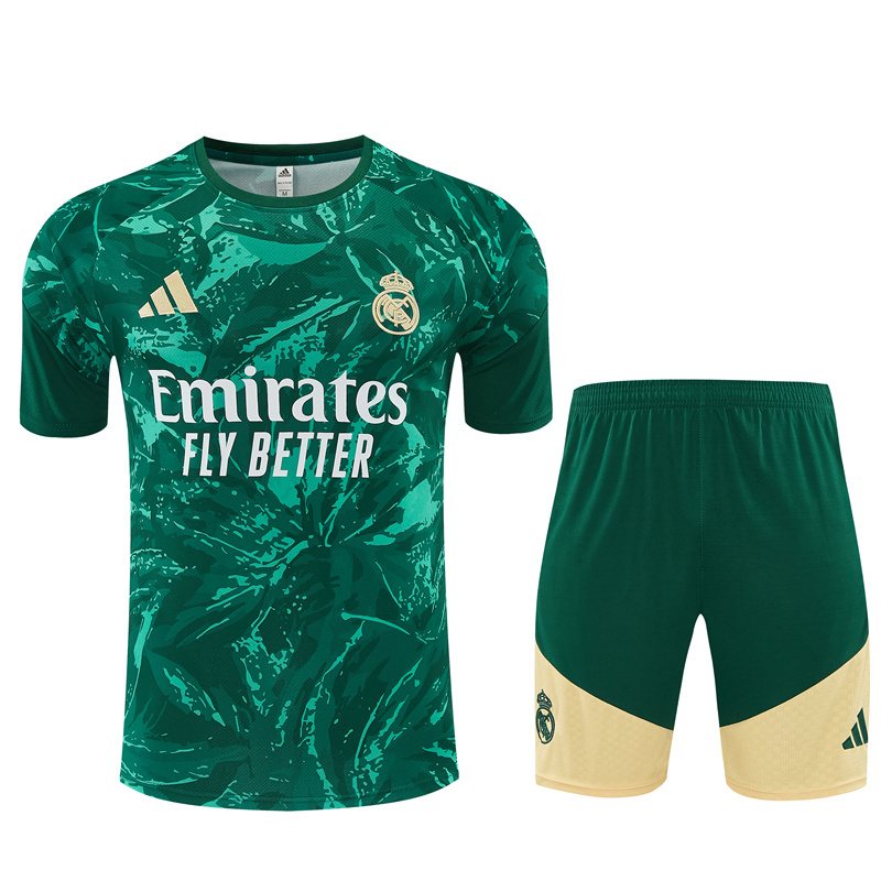 2026-27 Real Madrid Green Short-Sleeve Training Jersey