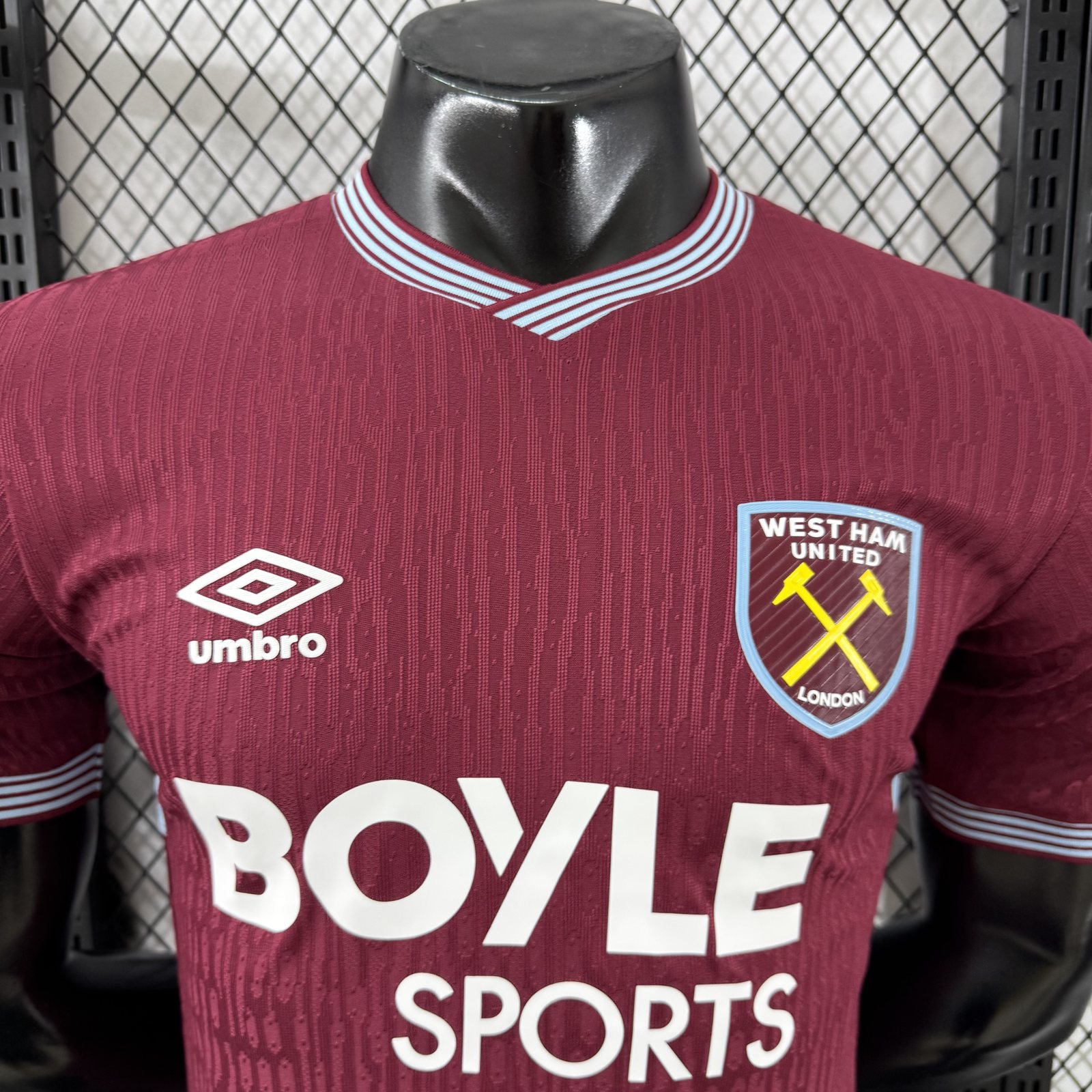 2025-26 West Ham United Home Shirt – Player Version
