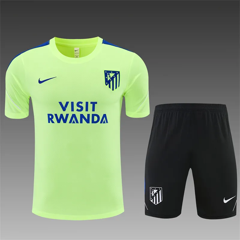 2026-27 Atlético Madrid Green Short-Sleeve Training Jersey