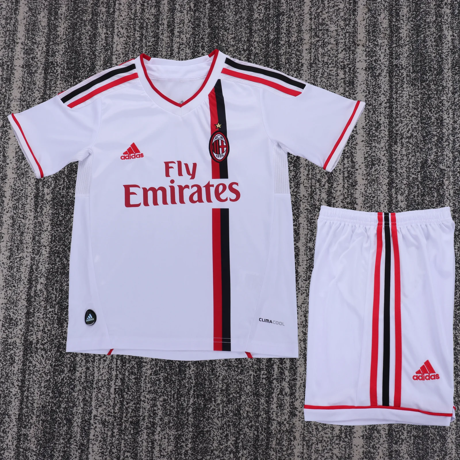 2011-12 AC Milan Away Retro Jersey - Kids