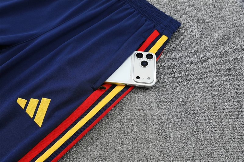 2026-27 Spain Royal Blue Half-Zip Training Jersey