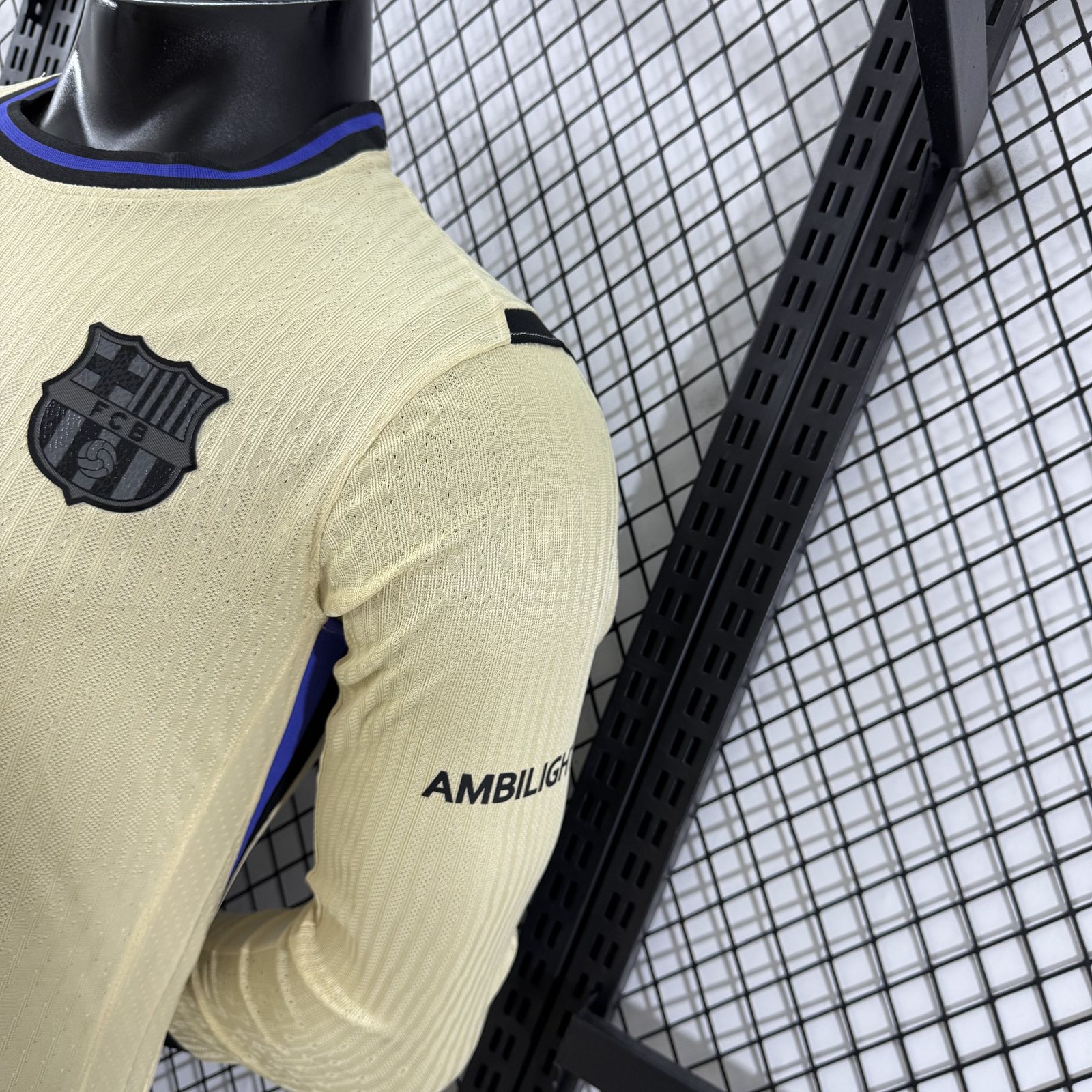 2025-26 Barcelona Away Long-Sleeve Jersey - Player Version