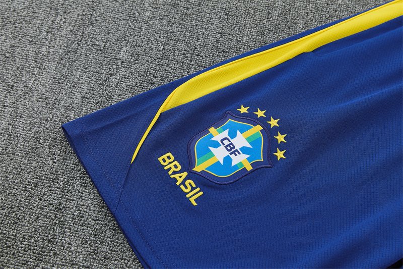 2026-27 Brazil Royal Blue Short-Sleeve Training Jersey