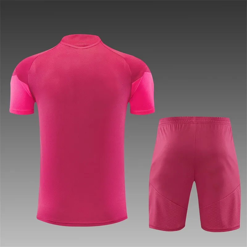 2026-27 Real Madrid Magenta Short-Sleeve Training Jersey