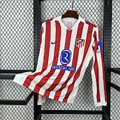 2025-26 Atletico Madrid Home Long-Sleeve Jersey - Fan Edition