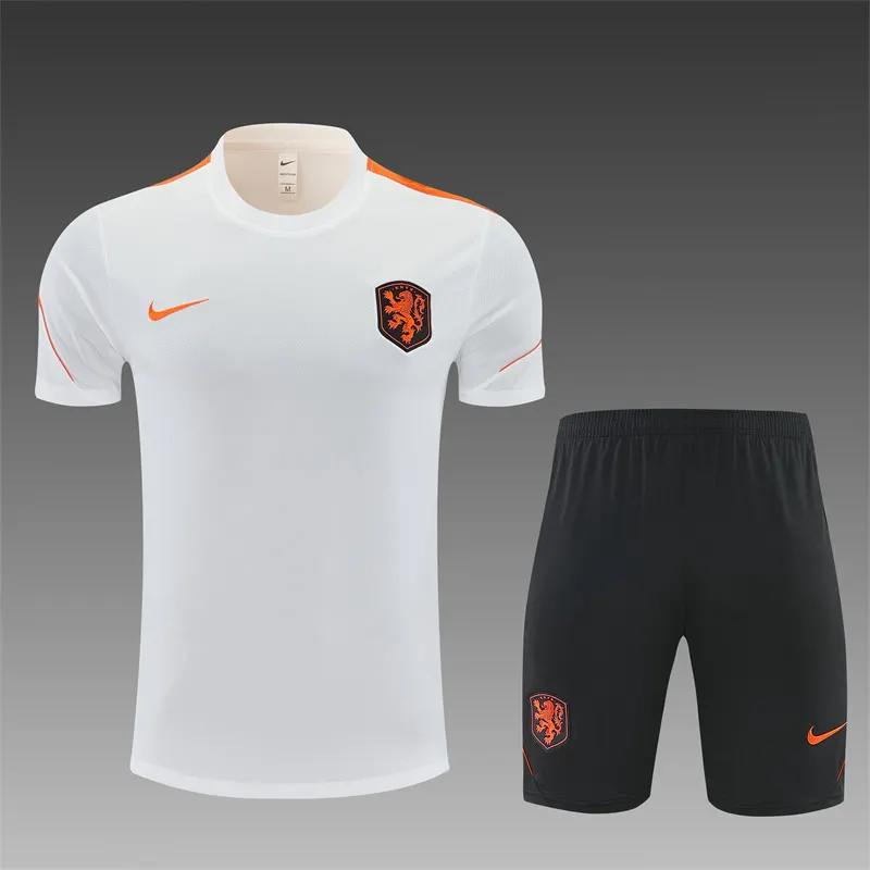 2026-27 Netherlands White Short-Sleeve Training Jersey