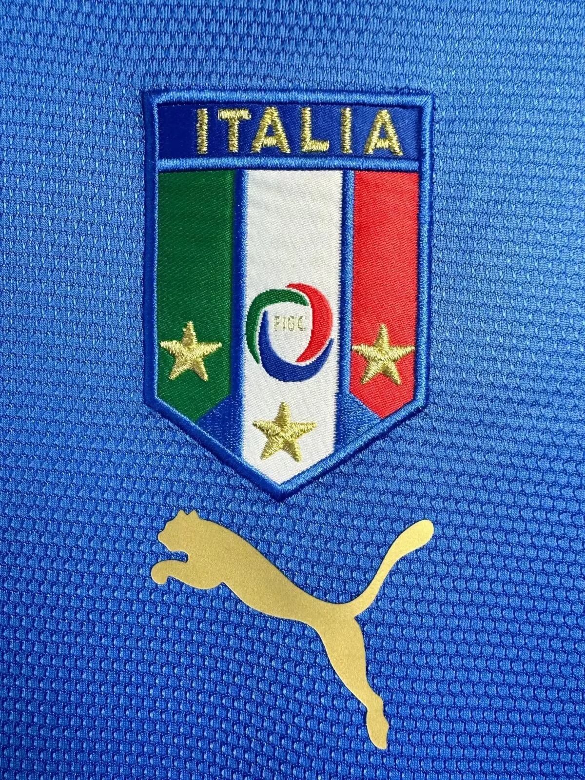 2006 Italy Home Long Sleeve Retro Jersey