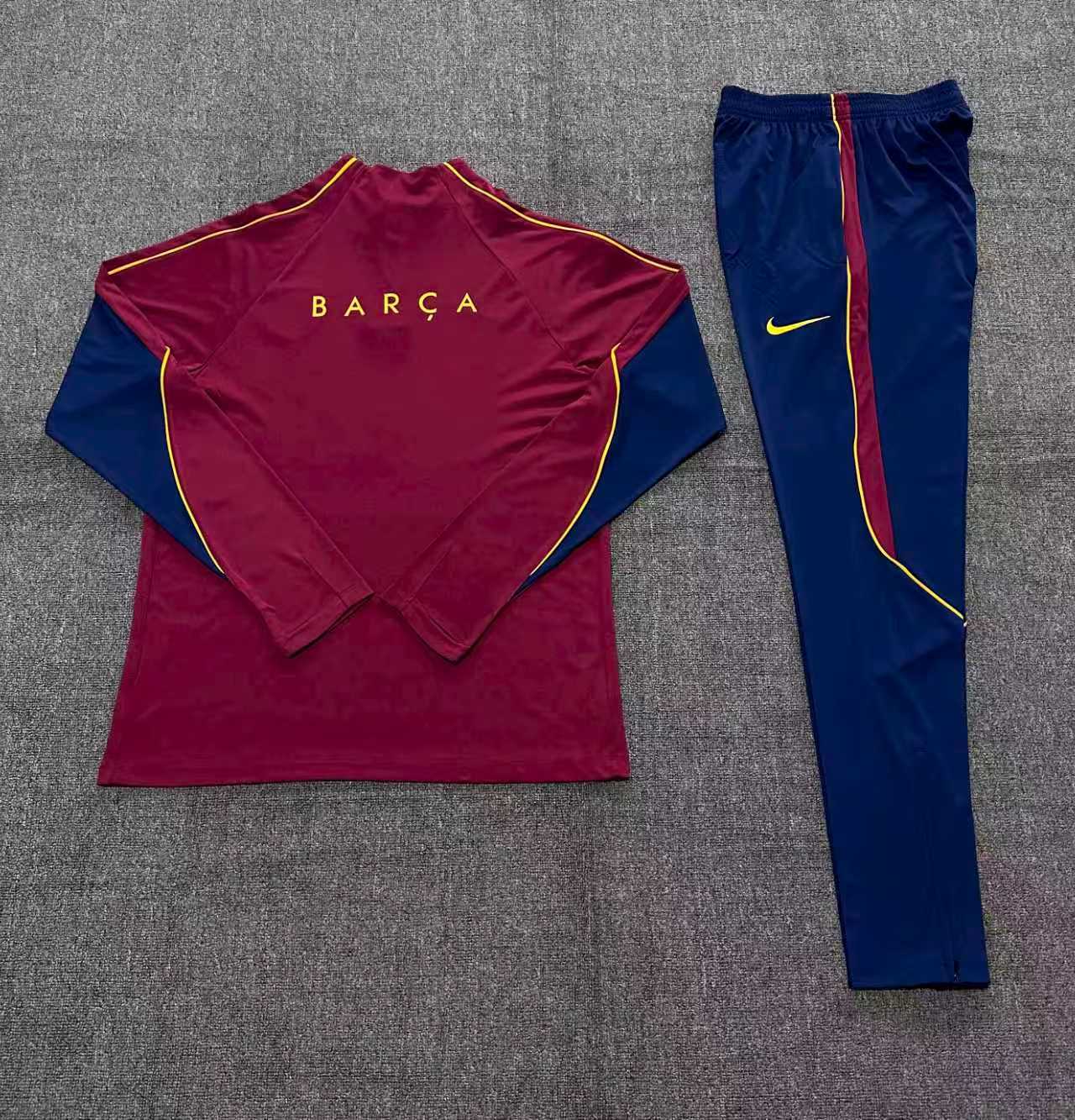 2026-27 Barcelona Red Half-Zip Training Jersey