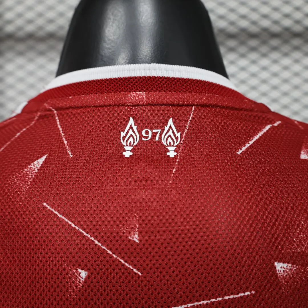 2026-27 Liverpool Home Long-Sleeve Jersey – Player Version