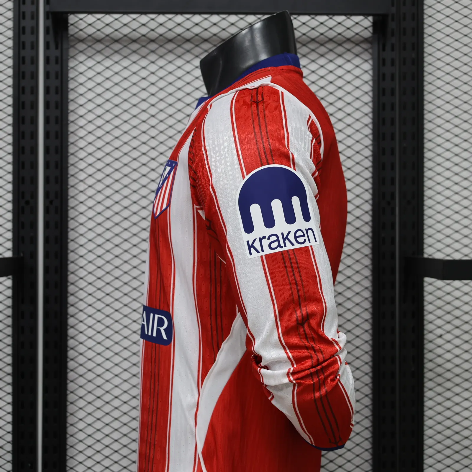 2026-27 Atlético Madrid Home Long-Sleeve Jersey – Player Version