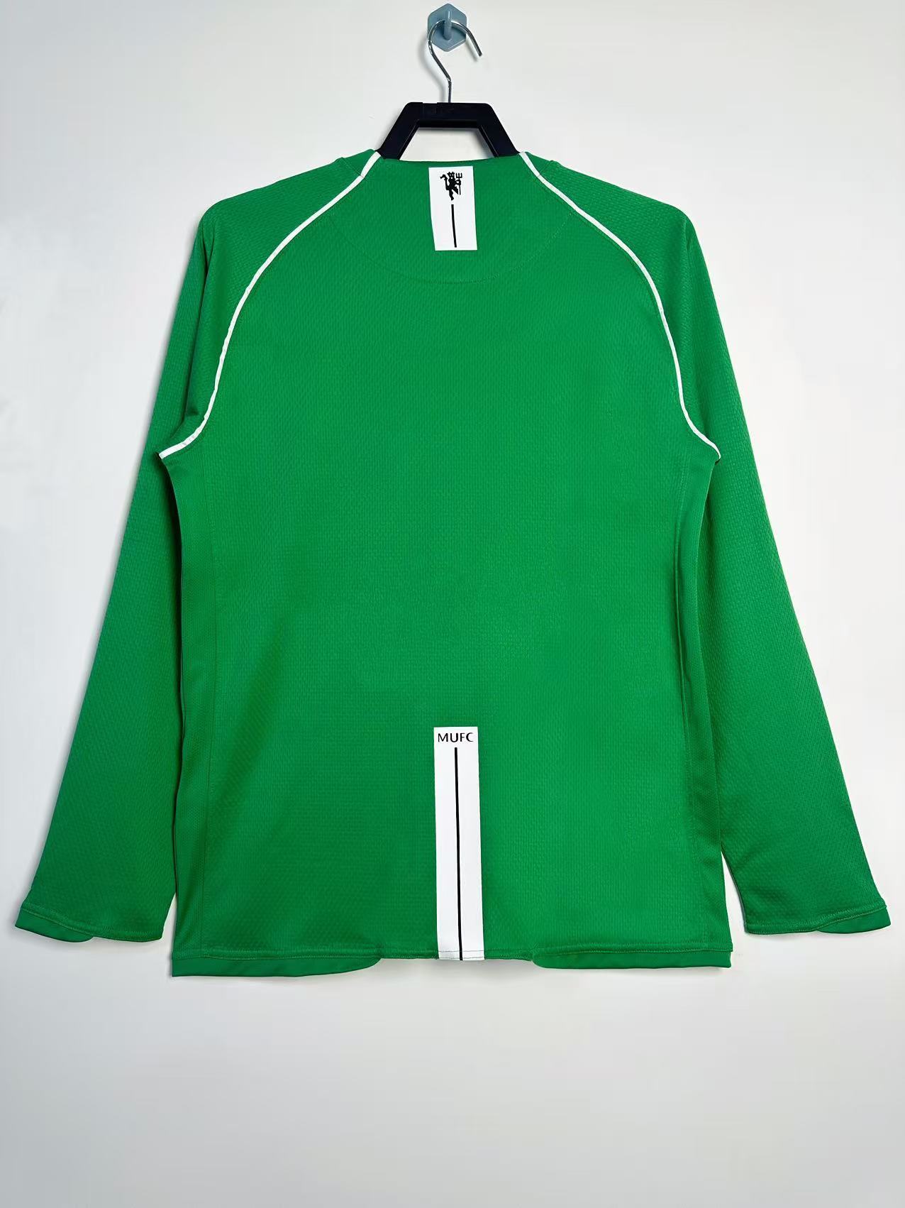 2007-08 Manchester United Goalkeeper Retro Long-Sleeve Jersey
