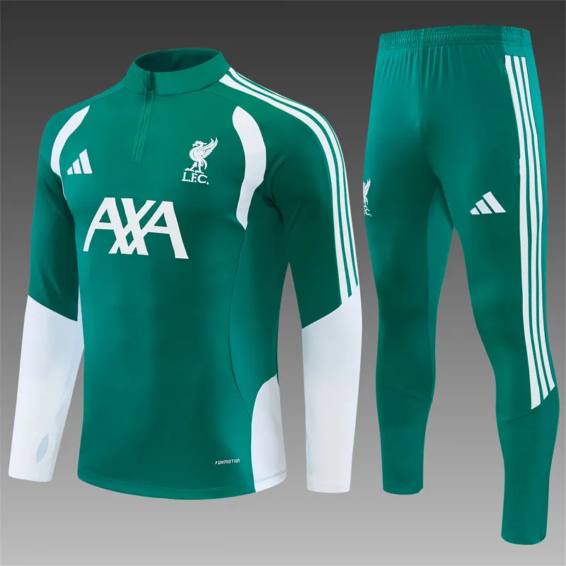 2026-27 Liverpool Green Half-Zip Training Kit