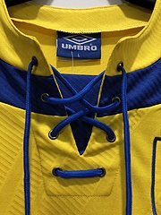 1993-95 Parma yellow retro jersey