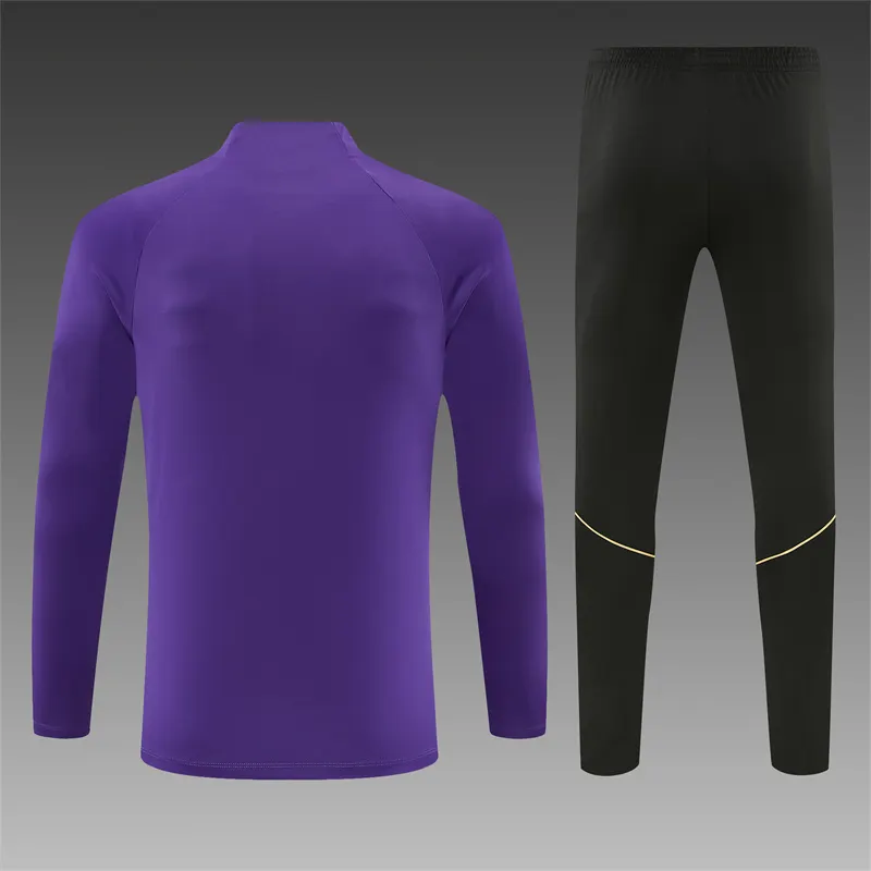 2026-27 Barcelona Red-Purple Half-Zip Training Jersey
