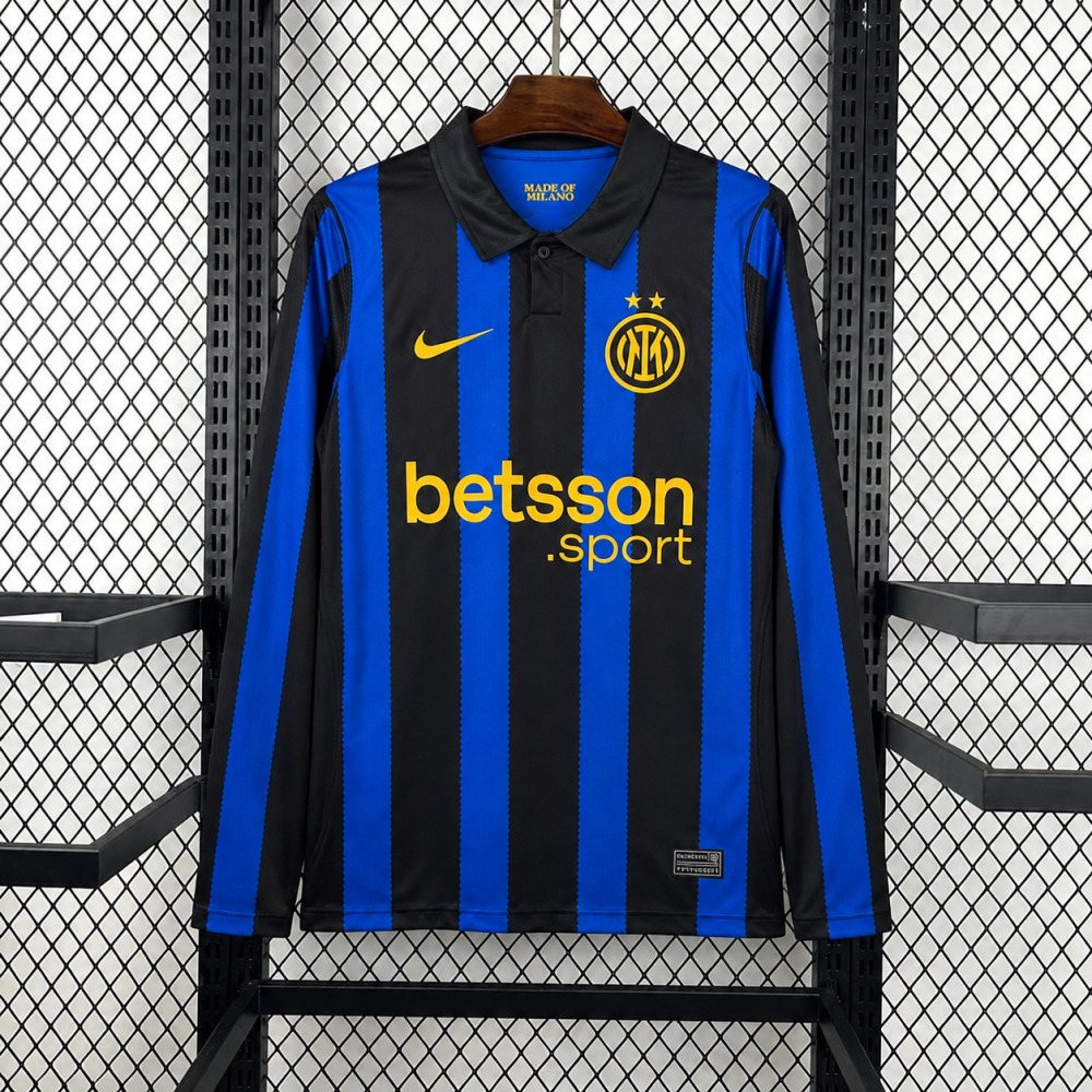2026-27 Inter Milan Home Long-Sleeve Jersey - Fan Edition