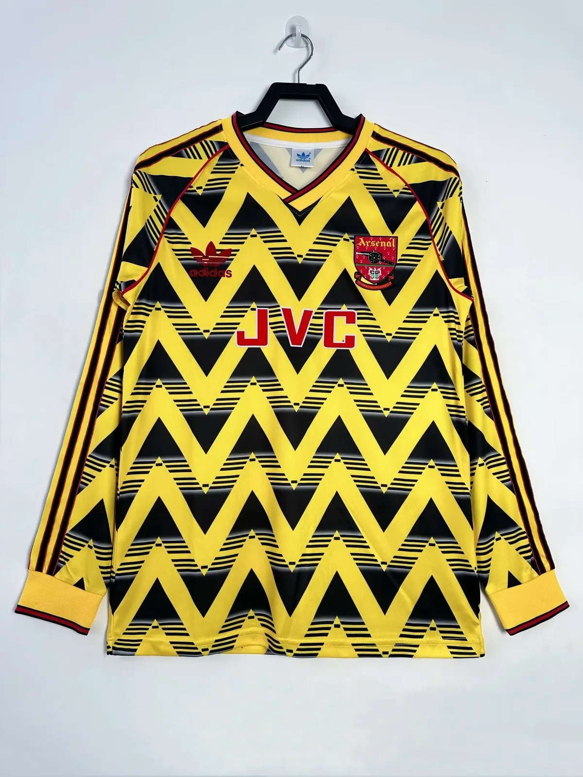 1991-93 Arsenal Away Long Sleeve Retro Shirt