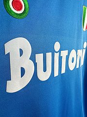 1987-88 Napoli Home Long Sleeve Retro Jersey